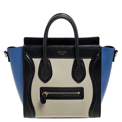 celine nano tricolor|Celine nano bag.